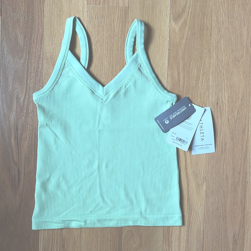 NWT Athleta Renew V neck Tank